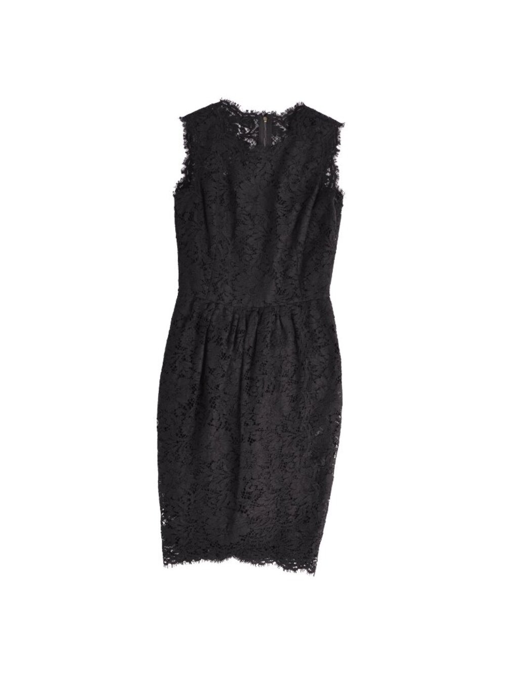 Dolce & Gabbana Dress Sleeveless All Lace Black M